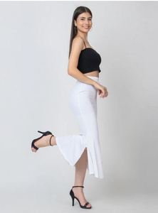Jupe d'été élégante en maille style poisson, longueur cheville, pour femme, idéale pour le bureau et les réunions d'affaires, fabriquée en Inde, meilleur prix, séchage rapide, haute qualité - Product Image 6