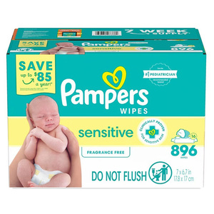 Toallitas húmedas hipoalergénicas Pampers para piel sensible de bebé, calidad de exportación - Product Image 5