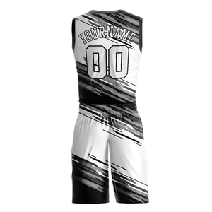Ensemble d'uniformes de basketball personnalisés, nom de l'équipe, numéro, maillot sans manches sublimé, short, kit pour hommes et jeunes, vêtements de sport OEM - Product Image 2