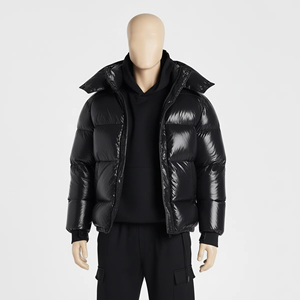 Veste matelassée d'hiver de haute qualité pour hommes, veste d'extérieur épaisse rembourrée avec capuche, veste matelassée pour homme - Product Image 2