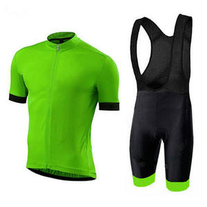 Ensemble de maillot et de short de cyclisme respirant personnalisé OEM, séchage rapide, léger, uniforme de cyclisme à manches courtes, nom d'équipe personnalisé - Product Image 2