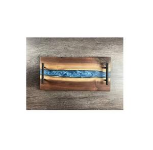 Bandeja de Servicio de Madera y Resina Hecha a Mano, Duradera, Venta al por Mayor, Bandeja de Madera y Resina Personalizada, Bandeja de Servicio para Mesa, la Más Vendida - Product Image 6