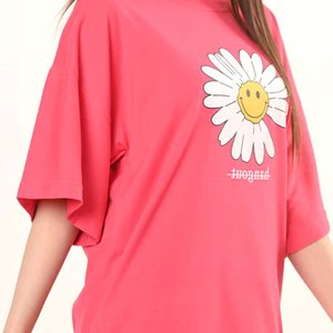 Camisetas de Mujer Personalizadas de la Mejor Calidad, en Tela de Algodón Transpirable, Corte Holgado y Estampado, de Alta Calidad - Product Image 5