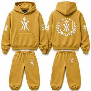 Royal Crest เสื้อฮู้ดขนแกะแบบสวมหัวมีฮู้ดเสื้อคลุมหรูหราเสื้อวอร์มใส่ตามท้องถนน - Product Image 6