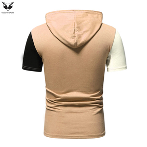 Trendy Product New Style Winter Fashion <b>Men</b> <b>Hoodie</b>, High Quality Custom Patched Drawstring Half <b>Sleeve</b> <b>Hoodie</b> For <b>Men</b> - Product Image 5
