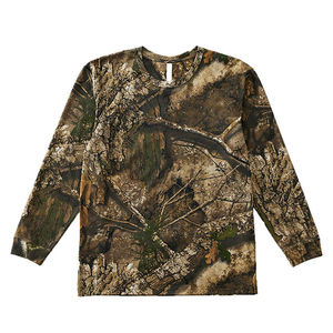 Camisas de Caza de Manga Larga para Hombre con Protección UV, de Algodón Orgánico Satinado, Cierre de Cremallera, Transpirables, Estampadas por Sublimación, Casuales - Product Image 3