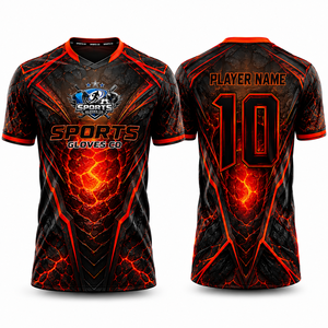 Vente directe usine – Maillot de football en polyester interlock avancé, tissu rafraîchissant, doux, léger, prêt pour le match, excellente qualité - Product Image 1