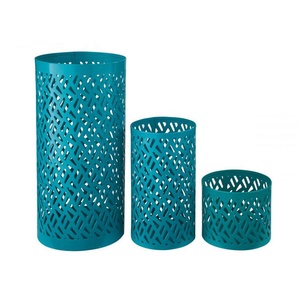 Bougeoir en métal à conception multiple, support contemporain pour cartes d'arbre de noël - Product Image 5