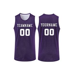 Maillot de basket INDEX SPORTSWEAR blanc et rouge, personnalisable avec nom et numéro d'équipe, sublimé, en mesh, sans manches, unisexe, adulte, coupe classique - Product Image 6