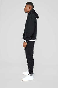 Custom Logo Active <b>Pullover</b> Cotton Polyester Pocket <b>Pullover</b> <b>Men</b> Tracksuit - Product Image 6