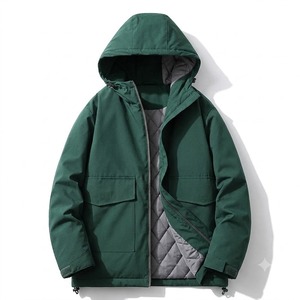 Custom Design Blank Polyester Windproof Nylon Coat Outdoor <b>Zip</b> <b>up</b> <b>Jackets</b> Windbreaker <b>Jackets</b> Men High Quality - Product Image 1