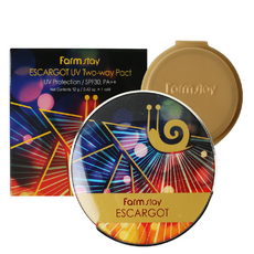 Sconto Farmstay Escargot UV Two-Way Pact No. 13 Light Beige Sun Powder Fondotinta Funzionale 1 Pezzo - Product Image 1