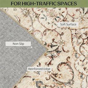 Tappeto Stampato Lavabile in Lavatrice, Set di Tappeti Marroni Misti per Soggiorni e Camere da Letto - Product Image 3