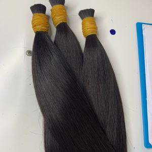 Haute qualité en vrac cheveux cheveux humains en gros Remy Extension de cheveux humains naturel noir couleur Up taille 30 pouces 10A - Product Image 6