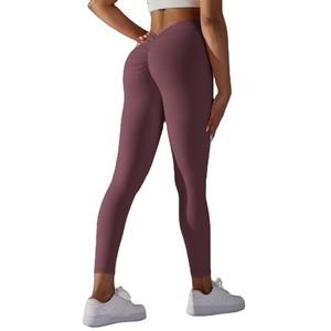Leggings de gimnasio de cintura alta personalizados para mujer, pantalones de yoga de realce de cintura, ropa deportiva personalizable - Product Image 2
