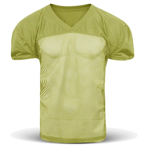 Maillot de football unisexe antibactérien pour les matchs, résistant au rétrécissement, col en V, coupe ajustée, par Maven Togs - Product Image 1