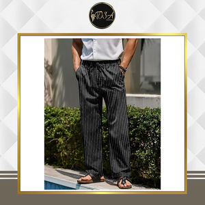 Última Llegada de Stock, Calidad Superior, Tela Oxford de Lino Ligera, Informal, de Lujo para Hombre, Impermeable y Transpirable - Product Image 3