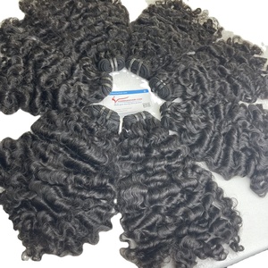 Meilleure qualité 100% extension de cheveux vietnamiens vapeur petit fuzz cheveux bouclés Vietnam génie trame fournisseur pas de perte en stock - Product Image 1