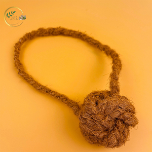 Juguete duradero de cuerda de yute para perros – Juguete trenzado de fibra natural para entrenamiento y juego interactivo - Product Image 2