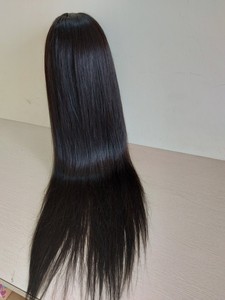 Peluca frontal de cabello liso sedoso vietnamita con cierre, peluca de encaje HD completa Tipo 1, hecha de cabello humano virgen exportado de Vietnam - Product Image 2