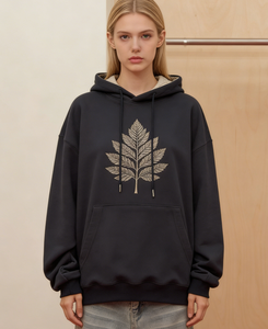 Sudadera con Capucha para Mujer OEM 2026, Personalizada con Bordado, Efecto Lavado, Bolsillo Canguro, Impresión 3D, Tejido Ecológico, Forro Casual - Product Image 2
