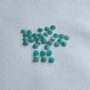 Venta al por mayor 4mm-10mm AAA calidad Natural azul amazonita corte facetado redondo cristal piedra preciosa semipreciosa joyería suelta precio bajo - Product Image 6