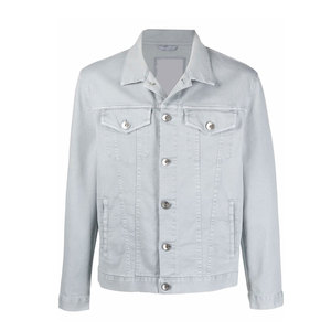 Fashion Casual Men Winter Jeans <b>Jacket</b> 100% Cotton Quick Dry Breathable Eco-Friendly Streetwear <b>Lightweight</b> Long Sleeve Trendy - Product Image 1