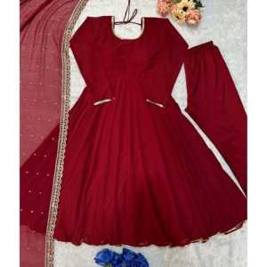 Magnifiques robes de soirée et de bal avec pantalon et dupatta, look élégant et stylé - Product Image 4