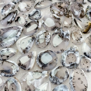 Dendrite Agate cabochons Loose Gemstone Lot Natural <b>Tree</b> Pattern Cabochons 22x16x3mm 35x27x3 mm - Avg <b>Weight</b> 21 Cts - Product Image 3