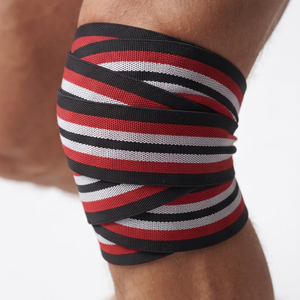 Bandes de genou élastiques réglables pour la force athlétique, bandages de soutien professionnels pour l'haltérophilie, bandes de genou pour pompes, unisexe - Product Image 4