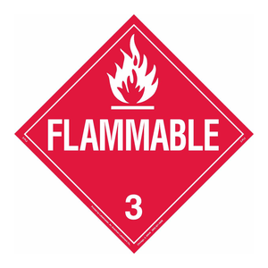 Señal de Advertencia de Peligro de Inflamabilidad Brady, Señal de Seguridad Metálica Resistente al Calor para Laboratorios y Almacenes - Product Image 3