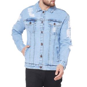 Men's Relaxed Fit Oversized Denim Jacket-Eco-Friendly & Quick Dry Party Ready Classic Retro Style - Product Image 6