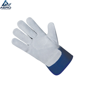Guantes de Trabajo de Cuero para Hombre, de Piel de Vaca, Resistentes, de Seguridad, para Conductor, Soldador, Mecánico - Product Image 5