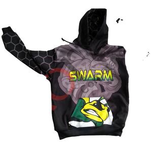 Vêtements de sport d'hiver pour hommes en gros, sweat à capuche en polaire personnalisé avec votre logo sublimé, respirant, confortable et écologique - Product Image 1