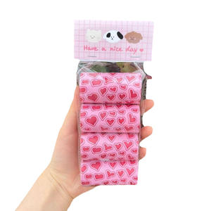 Bolsas para Desechos de Perro HANSEN, Extra Resistentes, Biodegradables, Fáciles de Rasgar, con Perforación Simple, de Polietileno de Alta Densidad - Product Image 1