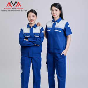 ชุดยูนิฟอร์มป้องกันอันตรายทางอุตสาหกรรม FMF – เสื้อเชิ้ตสีเทาสะท้อนแสงแบบยูนิเซ็กซ์ พร้อมคุณสมบัติป้องกันไฟฟ้าสถิตและป้องกันรังสียูวี - Product Image 6