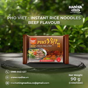 Nouilles de riz instantanées vietnamiennes Pho, 100% riz pur, saveur bœuf, pack familial, prêtes en 4 minutes, rapides et pratiques, Nadisa Fresh Foods - Product Image 2