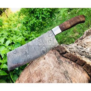 Cuchillo de Cocina Profesional de 7.5 Pulgadas con Mango de Madera de Nogal, Cuchillo de Chef Ecológico de Acero Inoxidable para Carne - Product Image 5