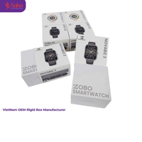 Fabricant OEM au Vietnam, boîte en papier rigide personnalisée de haute qualité pour montre connectée et produits numériques