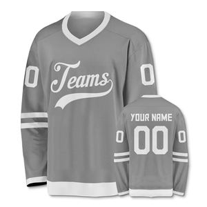 Camiseta de Hockey sobre Hielo para Prácticas Deportivas, Sublimada, con Nombre y Número del Equipo, Diseño Personalizado, Camisetas Deportivas Resistentes - Product Image 1