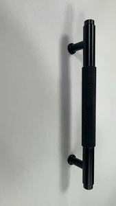 Aluminum Matte <b>Black</b> Modern Furniture Handles & Drawer Pulls for Hotel Kitchen Apartment Cabinets-Durable Eco-Friendly Antirust - Product Image 3