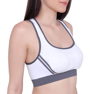 Ensemble soutien-gorge de sport et string sexy pour femme, vente en gros, haute qualité, logo personnalisé, respirant, coton écologique, sans armatures - Product Image 5