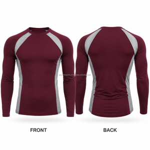 Camiseta Deportiva Alternativa de Compresión para Hombre, Camiseta de Running de Secado Rápido, Ropa Deportiva Personalizada OEM - Product Image 2