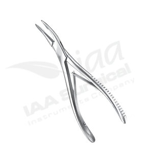 Pinzas Quirúrgicas IAA para Cortar Huesos, Manuales, Plateadas, con Empuñadura Moleteada, Clase I, Instrumento Quirúrgico Dental - Product Image 1