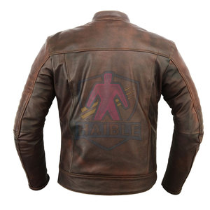 Chaqueta de Motociclismo de Cuero Ligera y Transpirable para Hombre, con Mangas Largas, para Invierno - Product Image 6