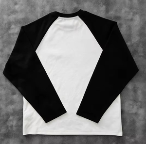 T-shirt de haute qualité 100% coton, streetwear, logo personnalisé, t-shirt à manches longues pour homme, t-shirt à manches longues en waffle pour homme - Product Image 4