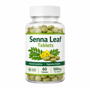 Comprimés d'extrait de Séné 100 % pur OEM 500 mg – Supplément Premium de Cassia Angustifolia pour le bien-être digestif et le soutien de la santé du côlon - Product Image 1