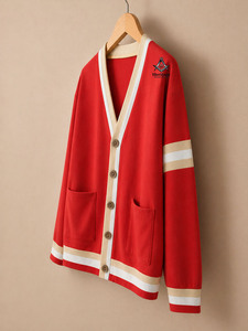 HMR Wholesale Custom Delta Sigma Embroidered Knit <b>Cardigan</b> <b>Sweater</b> For Sorority fraternity College Varsity <b>Sweater</b> - Product Image 2