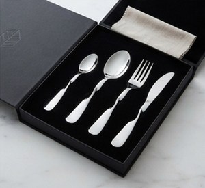 Ensemble de couverts minimalistes en acier inoxydable, finition miroir haute brillance, résistant à la rouille, pour table à manger et vaisselle de mariage - Product Image 6