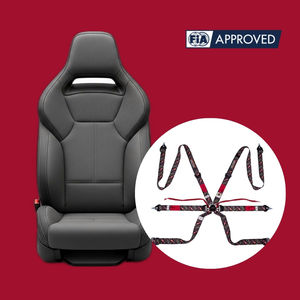 Harnais de course à 6 points TBRACING ULTRA-D 2" FIA 8853-2016, breveté à Taïwan, personnalisable, 16 couleurs, sangle fluorescente, OEM - Product Image 2